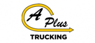 logo for a plus trucking